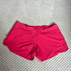 Lululemon Athletica Pink Running Shorts 8